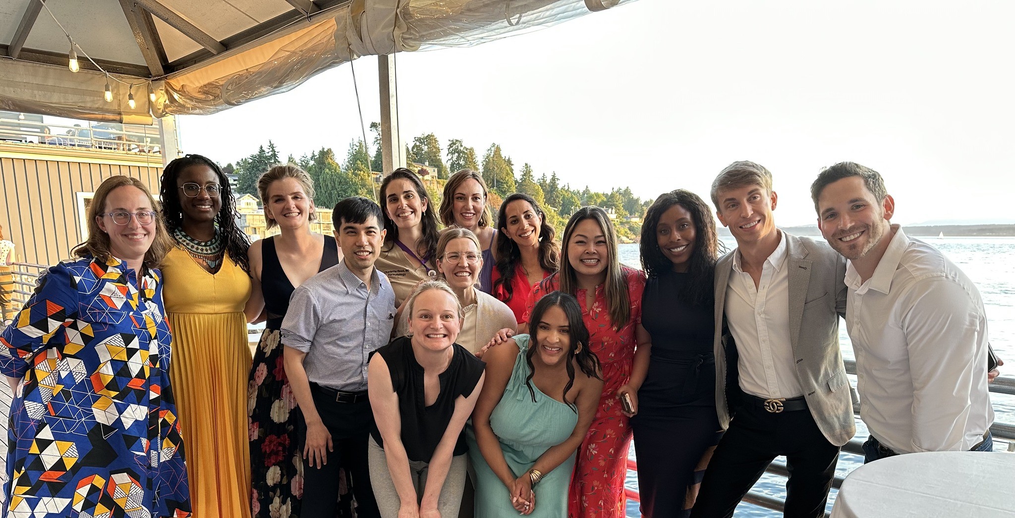 Residents and fellows at graduation