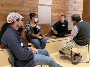 embers of the division brainstorm new ways to boost collaboration and communication.