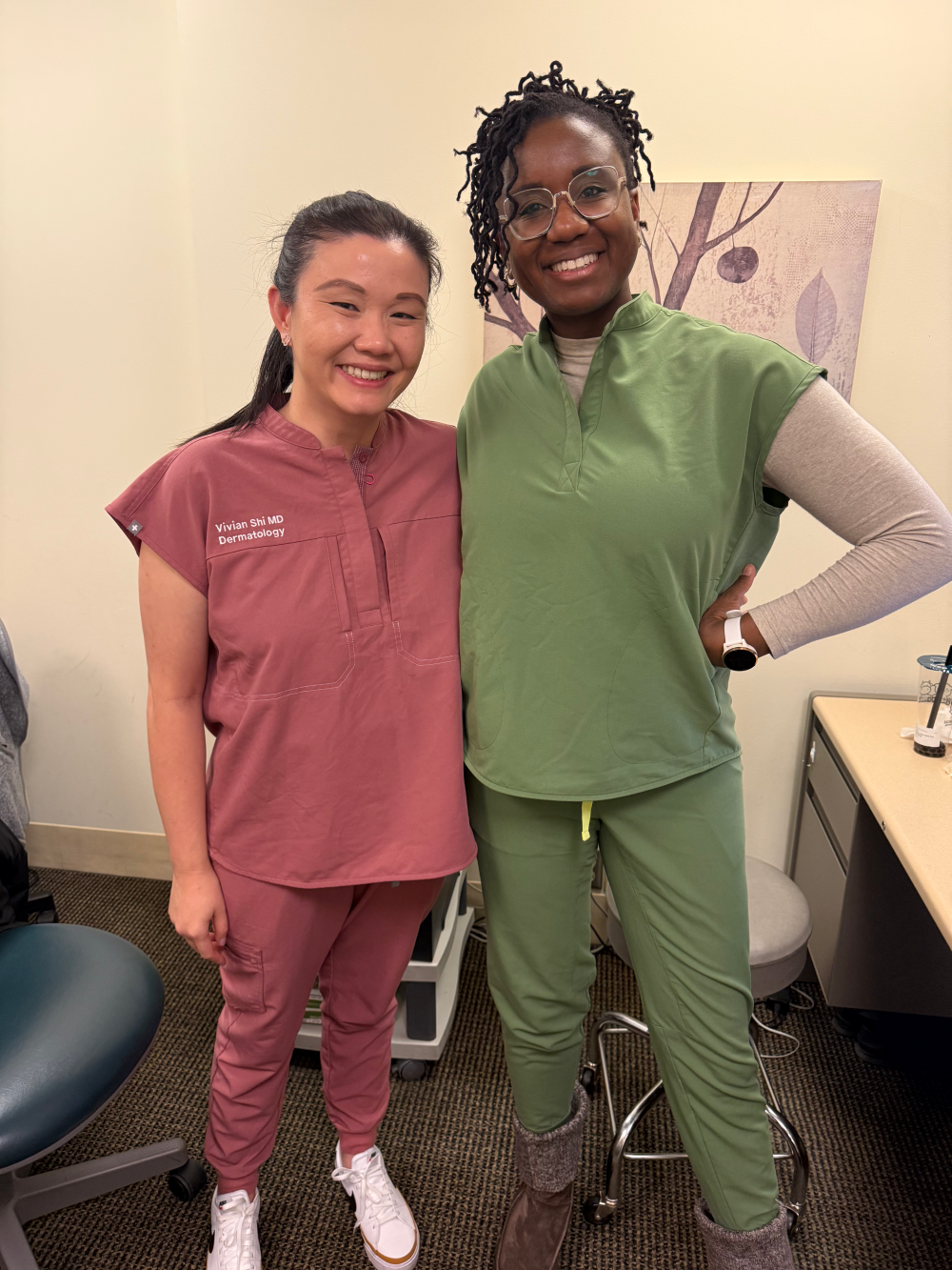 Linda and Dr. Shi